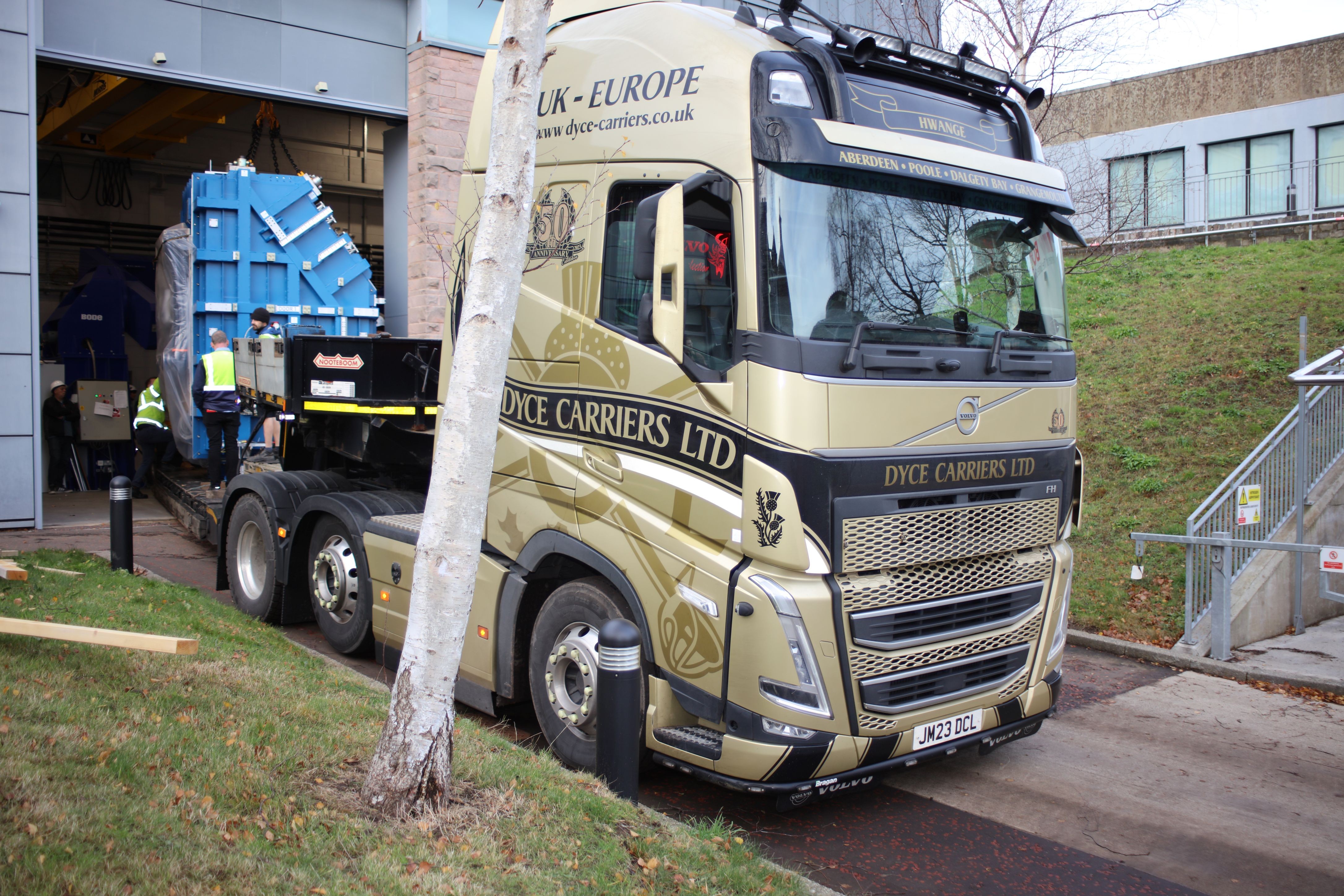 Chargement du spectrographe