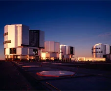 First coronographic observations using a 4 Quadrant Phase Mask on the VLT