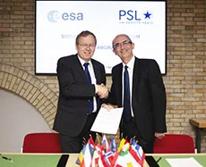 Signature of a Memorandum of Collaboration between ESA and PSL
