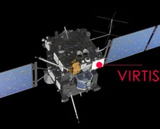VIRTIS detects water and carbon dioxide in comet's coma