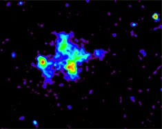 Colliding galaxy cluster unravelled
