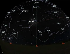 The sky for the month of may 2019