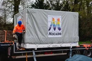  Delivery of the adaptive optics bench for the MICADO instrument to Meudon