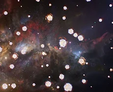 Detection of distant gas clouds containing traces of the first stars