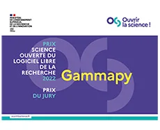 Award for the free software Gammapy