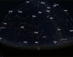 Le ciel du mois de septembre 2018