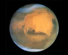 Hydrogen peroxide on Mars