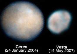 Strong chaos induced by Ceres and Vesta