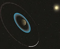 Improbable discovery of a ring around the transneptunian object Quaoar