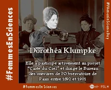 Three centuries of women astronomers: Dorothea Klumpke