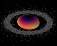 The «agitated» dynamics of the miniature rings in the Solar System