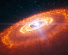 Solution of the mystery of the origin of massive circumstellar gas discs