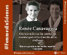 Three centuries of women astronomers : Renée Canavaggia