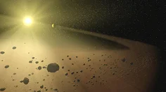 Dust in the neighborhood of stellar habitable zones