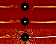 Mysterious Ripples Found Racing Through Planet-forming Disc
