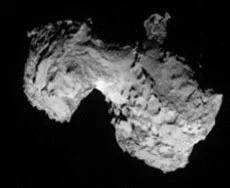A temperature of -70°C on comet 67P/CG