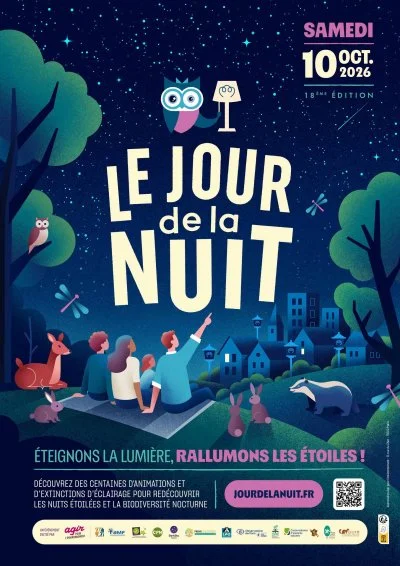 Ensemble, fêtons le Jour de la Nuit, le samedi 10 octobre 2026 !