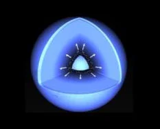 The birth of a convective core in a young star modifies its magnetic field