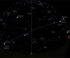 The sky for the month of may 2015
