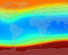 Cosmic radiation under world-wide surveillance