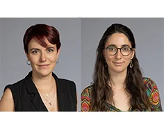 Two winners of the L'Oréal-UNESCO 2020 Young Talent Awards