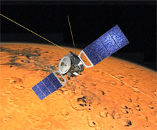 First results of the ESA/Mars Express orbiter around Mars