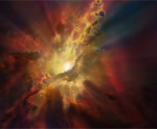 Black Hole Fed by Cold Intergalactic Deluge