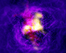 ALMA and MUSE Detect Galactic Fountain