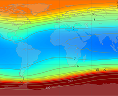 Cosmic radiation under world-wide surveillance