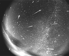 Birth of a new meteor shower: "Les Arides"