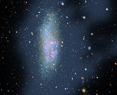 A fully isolated dwarf galaxy unexpectedly affected by ram pressure