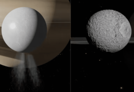 Saturn's moon hides a vast ocean beneath its surface