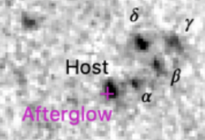 Probing the interstellar medium of a very distant galaxy