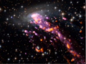 The Cosmic Jellyfish in Norma seen by ALMA