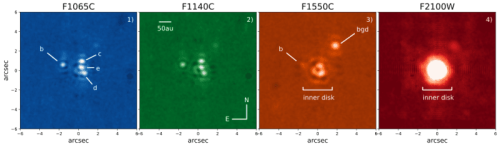 Images du système HR 8799